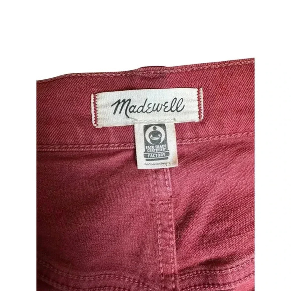Madewell THE PERFECT VINTAGE
WIDE-LEG JEANS Red Size 31 Inseam 29.75” - Picture 3 of 16